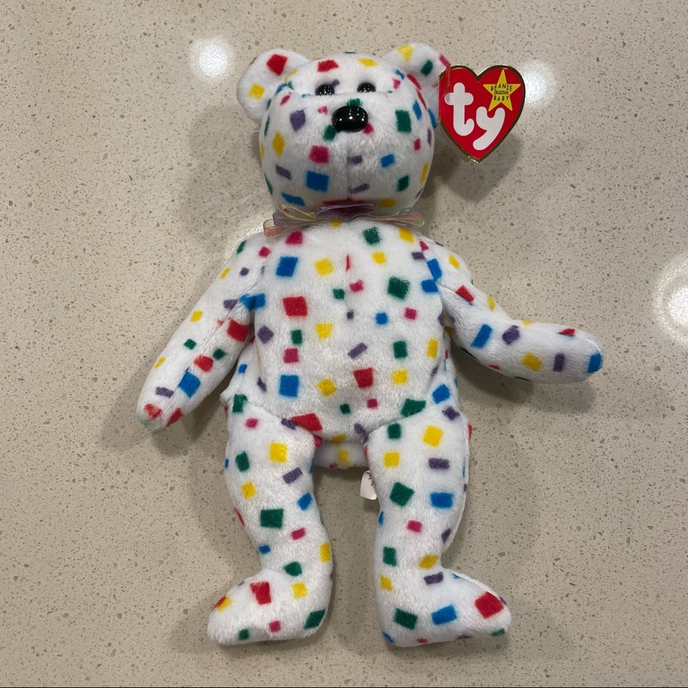 Rare 1999 2000 Beanie Babies Ty 2K holographic tush tag date errors mint